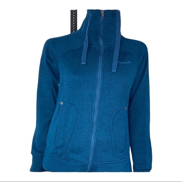 Avalanche Thumb Holes Fleece Lined Mock Jacket Sm - Picture 1 of 11